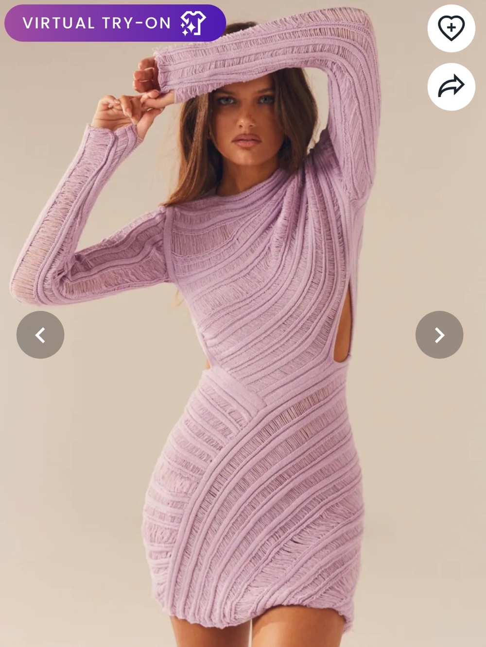 Peppermayo Angels Wing Mini Dress- Lavender NWT